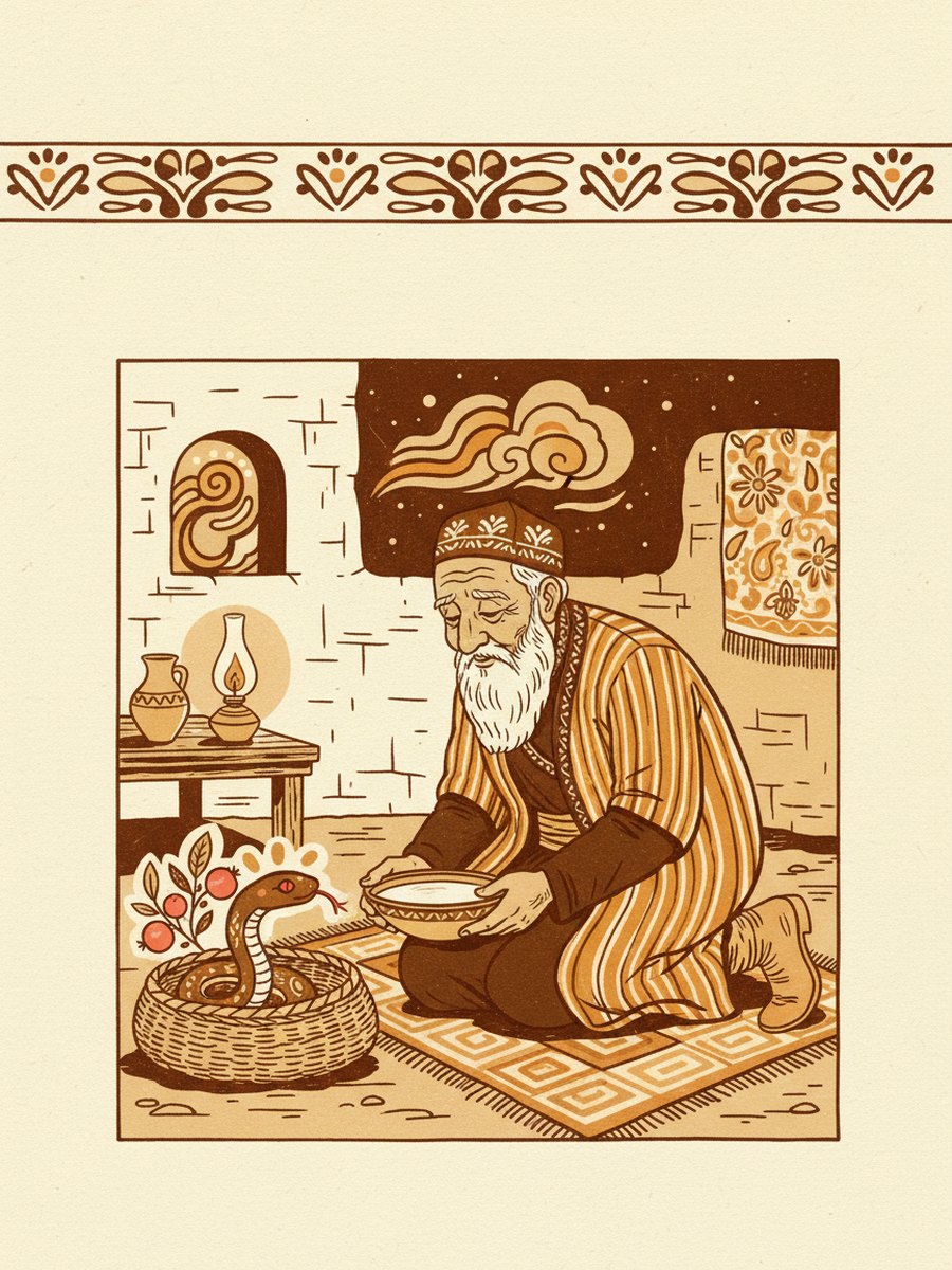 Chol bilan ilon — muqova