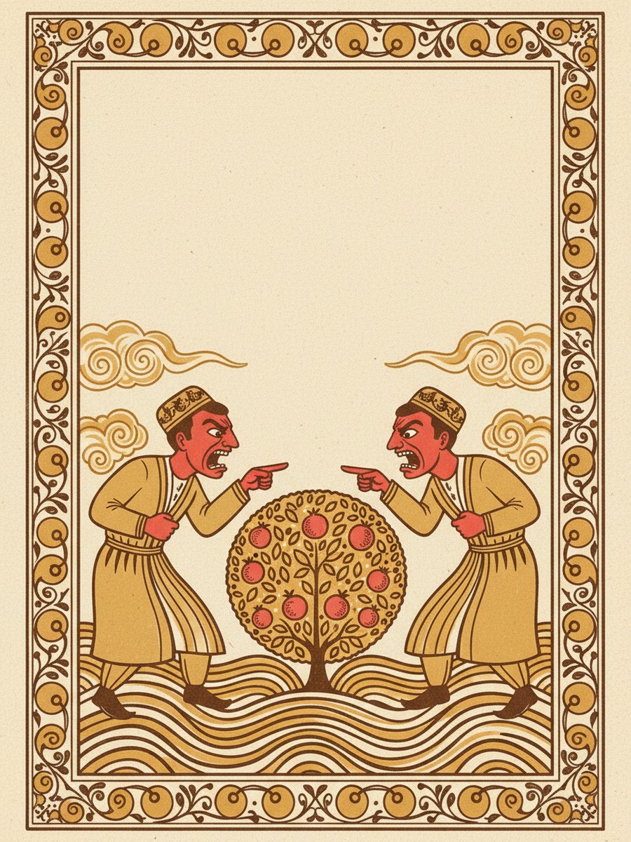 Ikki oʻjar — muqova