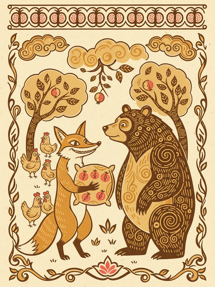 Shum tulki — muqova